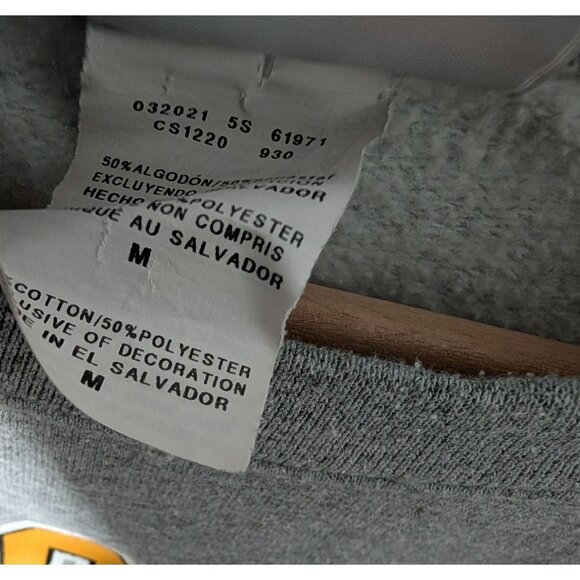 App State Alumni Gray Yellow Logo Sweatshirt Sweater Crew Champion Mens Size M - Picture 4 of 6